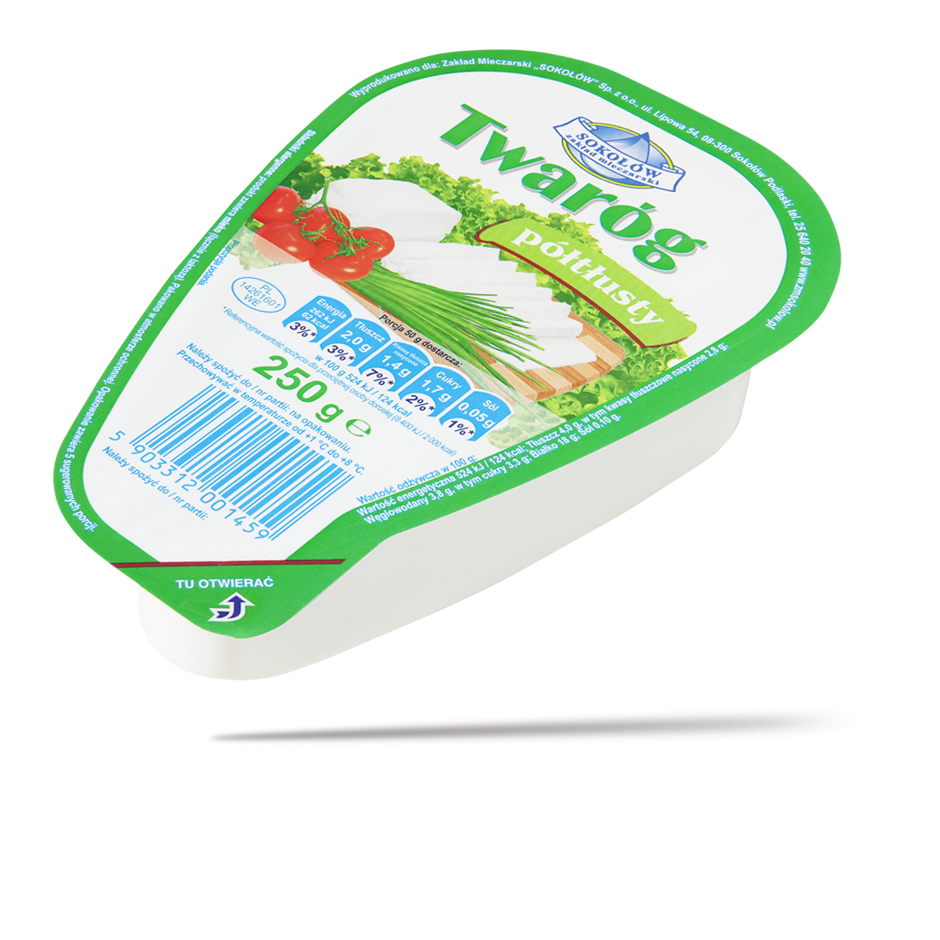 Twaróg półtłusty, Klinek, 250g